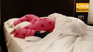 Pink Pijamas in Bubble Washroom and Balloon
