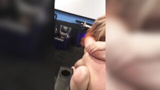 Golden-haired Floozy Gets Tossed by College Guy