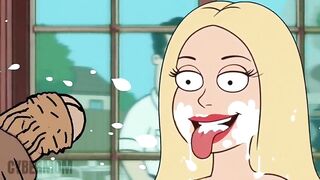 Cuckold Husband finds out his Wife is a Porn Star. Cartoon Parody
