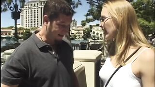 Golden-haired Babe Fingers to Orgasm in Steamy Hotel Fuck