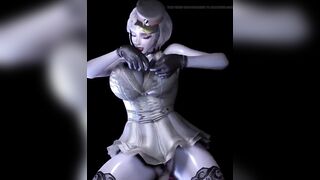 3D Huge Breasts Cosplay Model Got Her Arsehole Drilled so Hard