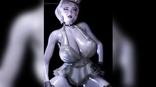3D Huge Breasts Cosplay Model Got Her Arsehole Drilled so Hard