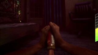 A dude decided to visit a sex shop and try out different sex-toys (Russian voice)