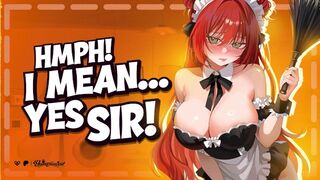 Tomboy Coworker Is Your HOT Free-Use Maid - Throatfucking ASMR - Audio Anime - Anal Dirty Talk