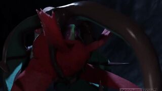 CUTE DRAGON BIRD RAILED BY LASCIVIOUS BAT [LATIAS x NOIVERN] [CUM EXPLOSION]