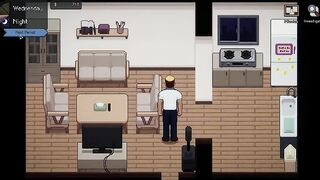 Peeping dorm manager (Hentai game): Misaki scene part2 - Ai chan will be next