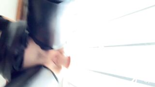 PUBLIC SQUIRT - HAWT SWEETHEART RIDES BIG VIBRATOR AND CUMMS HARD ^ LaraJuicy
