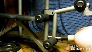 Workbench takes juicy snatch backing up