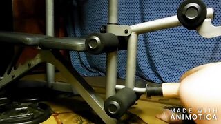 Workbench takes juicy snatch backing up