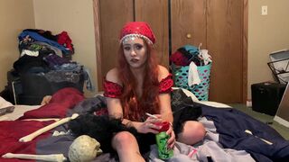 Smokin' Story Time: Halloween Party Creampie