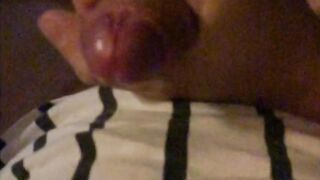 Slow motion Quickie Cum handjob uncutcock