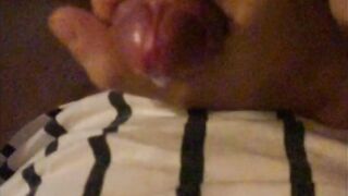 Slow motion Quickie Cum handjob uncutcock