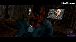 Second Life - Monster Barn - The Wolf And Lil'Inky