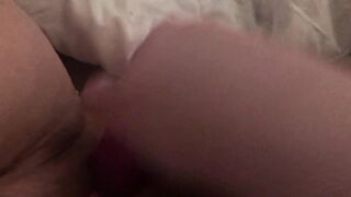 Squirting with multiple orgasm from my dildo