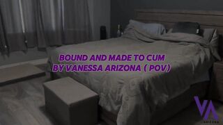 Tied and Made to Cum by Muscle MILF Vanessa Arizona - POV