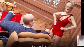 Boss Uses Throat of Secratary and Fucked Her Hard!!