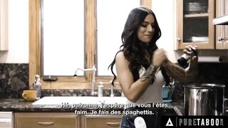 PURE TABOO A Wife Manipulated To Join 3-some With Her Hubby & The Sexy Nanny - FRENCH SUBTITLES