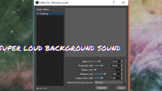 Keep your Stream Sound BALANCED with OBS Audio Ducking - OBS Studio