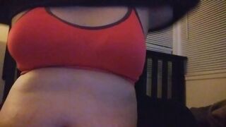 Feeder feedee porn Corpulent angel disrobes and eats