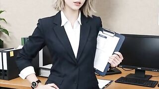 Breaking Grace : From Shy Analyst to Fearless Fucktoy promo clip (AI-generated) (No live-action) (NSFW) (fully voice)