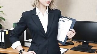 Breaking Grace : From Shy Analyst to Fearless Fucktoy promo clip (AI-generated) (No live-action) (NSFW) (fully voice)