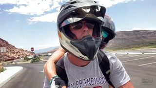 Las Vegas motorcycle ride leads to some hot fun!