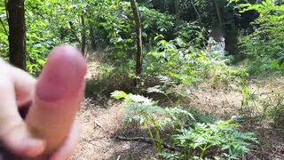 HANDJOB in PUBLIC - Stranger Woman Caught me Masturbating and Makes Me Cum!