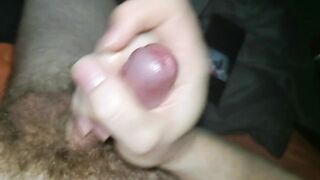twink jerking off tiny knob thick cum