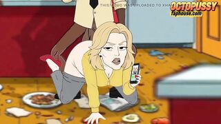 Married Housewife Gets Anal Sex While She Talks to Her Husband on the Phone