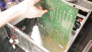 SERVER CATCHES FIRE - $15 Server Rack Adventures Vlog #2