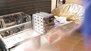 SERVER CATCHES FIRE - $15 Server Rack Adventures Vlog #2