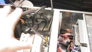 SERVER CATCHES FIRE - $15 Server Rack Adventures Vlog #2