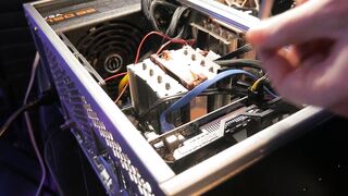 SERVER CATCHES FIRE - $15 Server Rack Adventures Vlog #2