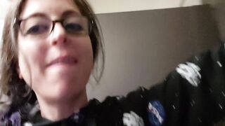Rear View Void urine At The Cinema