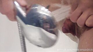 BIG CLIT ERECTION - MASTURBATION IN WASHROOM
