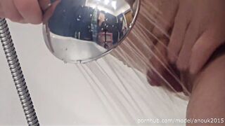 BIG CLIT ERECTION - MASTURBATION IN WASHROOM