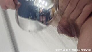 BIG CLIT ERECTION - MASTURBATION IN WASHROOM
