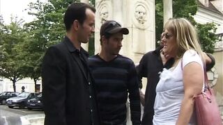 Mature Blonde MILF Fisted Deep by Lewd Chaps in Wild 3-some