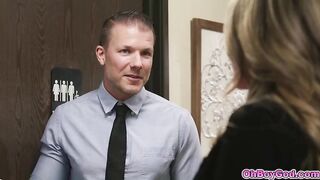 Stepmom Blindfold 3-some Mistake