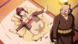 The humiliating plight of the captured female ninja