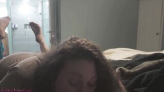 BBW Sucking & Gagging on a Fat Weenie