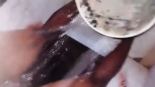 Ebony sexyriita showing her tight body in bath, before football match fifa world cup 2026