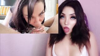 Goth stepsister with a big ass takes off the jo-bag to feel more pleasure