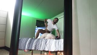BBC Jungle bunny gives Backshots for a hr to a Big booty white girl she strugglin (2/2)