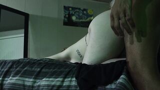 BBC Jungle bunny gives Backshots for a hr to a Big booty white girl she strugglin (2/2)