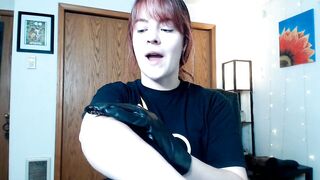Spiked S&M Leather Vampire Gloves