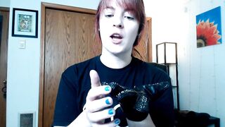 Spiked S&M Leather Vampire Gloves
