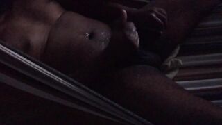 Sloppy Wanking in Hammock: Part 3 (OUT 2ND CUM, COVERED IN 1ST NUT!)