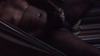 Sloppy Wanking in Hammock: Part 3 (OUT 2ND CUM, COVERED IN 1ST NUT!)
