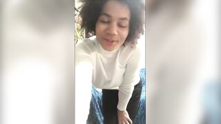 Stuffing my cunt with white latex gloves(join fanclub for 10m full episode!)